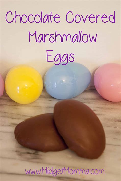 Chocolate Covered Marshmallow Eggs