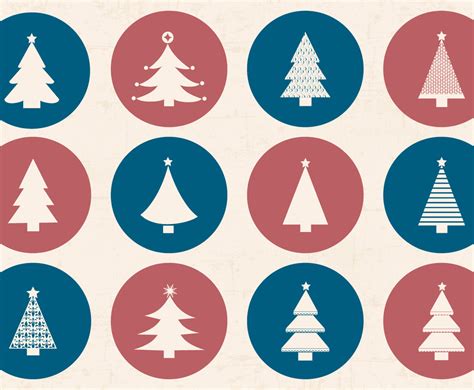 Christmas Tree Icon Collection Vector Art And Graphics