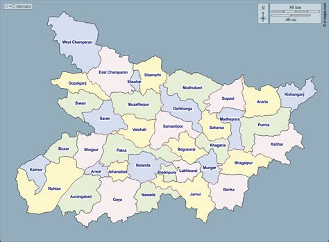 Bihar Mappa Gratuita Mappa Muta Gratuita Cartina Muta Gratuita