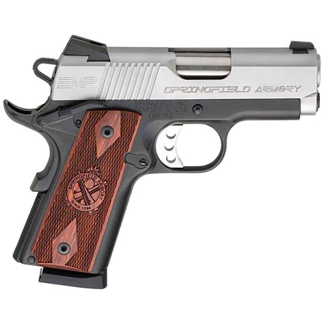Springfield Armory 1911 Emp 9mm Luger 3in Blackstainless Pistol 91