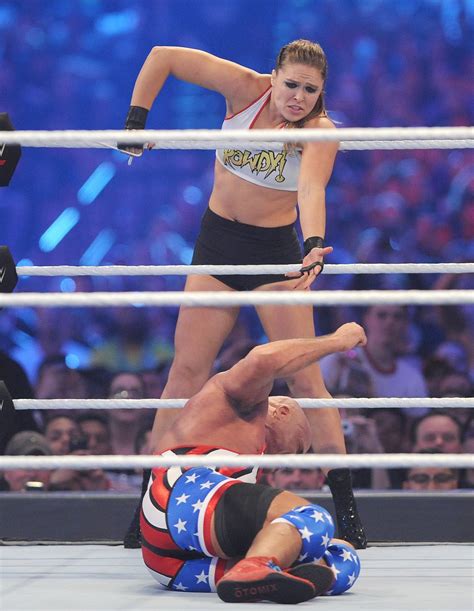 Ronda Rousey WWE Wrestlemania In New Orleans CelebMafia