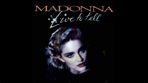 Madonna Live To Tell Original Demo Youtube
