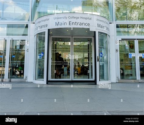 The Main Entrance To University College Hospital On Euston Road