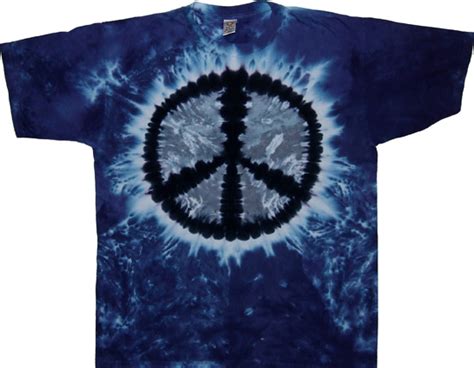 60s Peace Sign Tie Dyed Shop