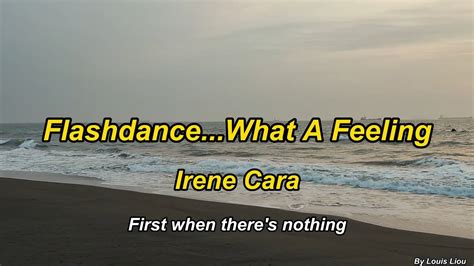 Irene Cara Flashdance What A Feeling With Lyrics Youtube