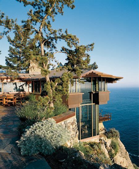 Cliff Top House Big Sur California Ocean House Architecture Cliff House