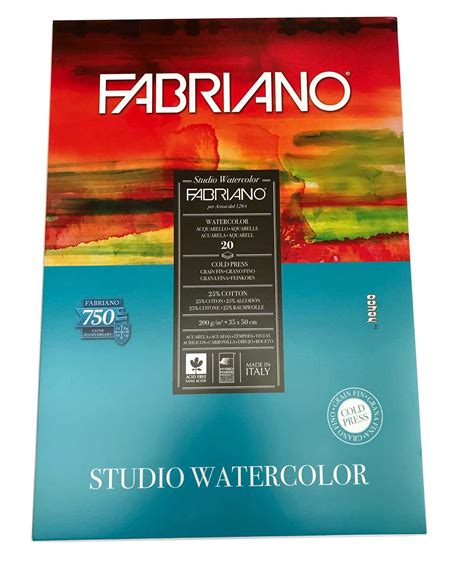 Block Papel Fabriano Watercolor Gr X X H Heyco Sa