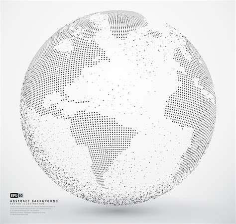 Dotted World Map Vectors Photos And Psd Files Free Download