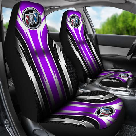 2 Front Buick Seat Covers Purple With Free Shipping My Car My Rules