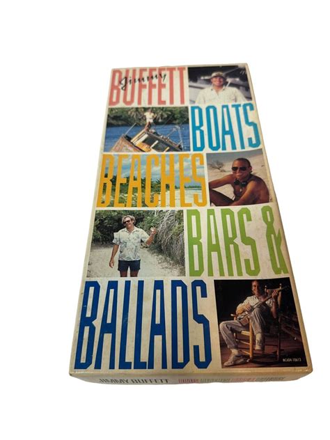 Jimmy Buffet Boats Beaches Bars And Ballads 1992 4 Cd Boxed Set 74 Songs Wbook 8811061326 Ebay