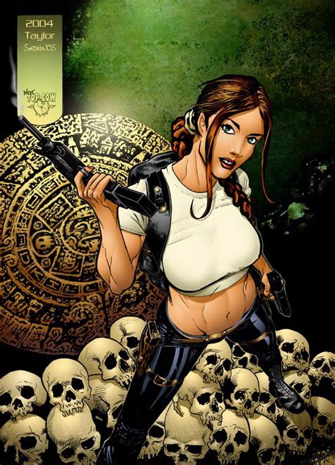 Lara Croft Cover By Seane On Deviantart Tomb Raider Comics Tomb