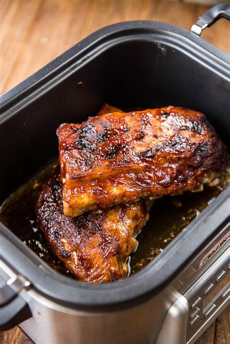 Slow Cooker Bbq Ribs Slow Cooker Gourmet