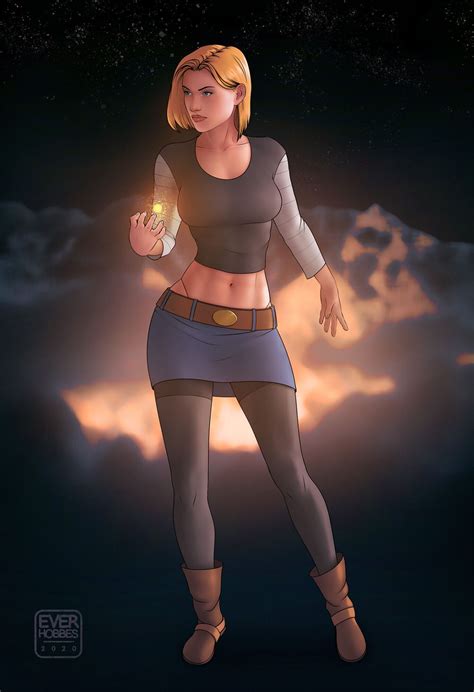 Mature But Not Extreme Art Android 18 Dragon Ball Z By Ever Hobbes