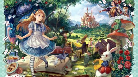 Alice In Wonderland Hd Wallpapers Backgrounds Wallpaper Alice In