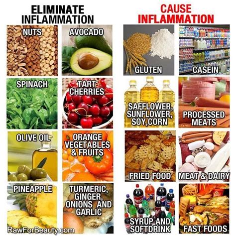Best And Worst Top 10 Most Inflammatory And Anti Inflammatory Foods