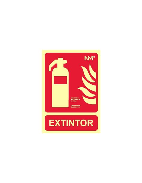 Señal Extintor Fotoluminiscente Clase A Extintores Contra Incendios
