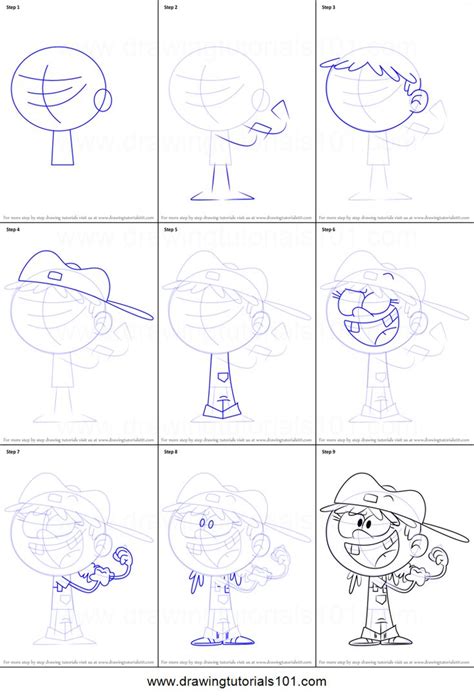 How To Draw Lana Loud From The Loud House Printable Drawing Sheet By