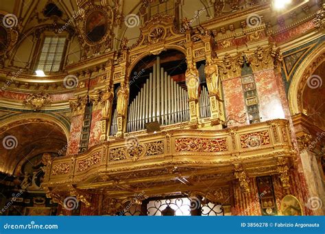 Baroque Pipes Organ Stock Photo Image Of Monumental Gild 3856278