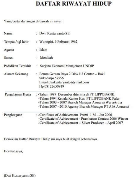 Contoh Lamaran Kerja Bni Sarahmclachlanorg