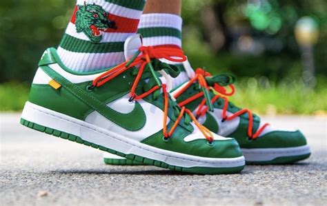 Off White X Nike Dunk Low Pine Green Releasing In October
