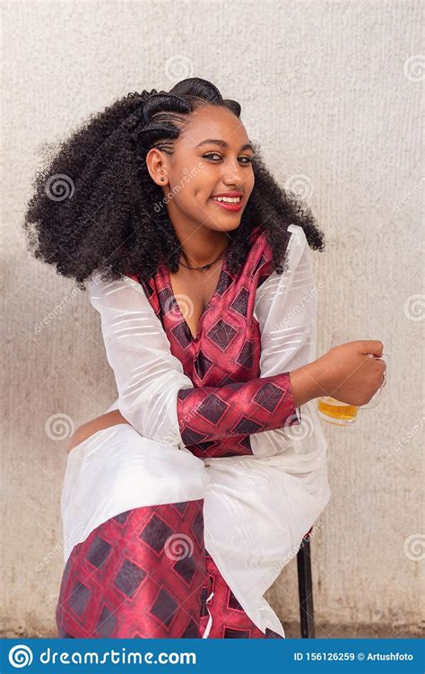Beauty Woman With Traditional Hairstyle Ethiopia Editorial Stock Image Image Of Human