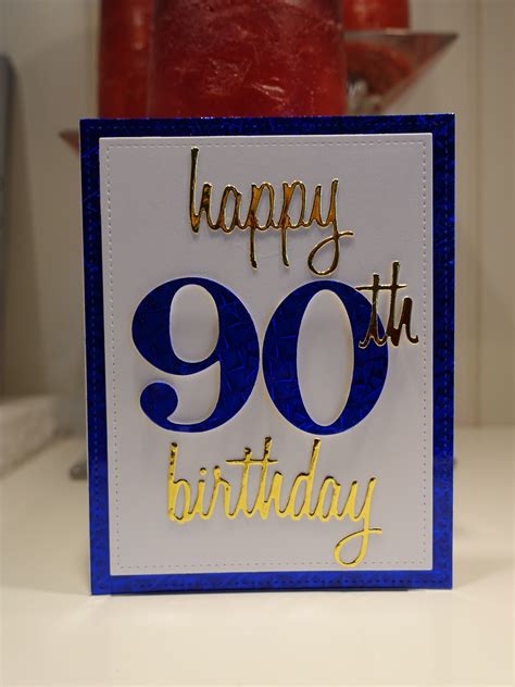 90th Birthday Card Created By Irene Sims 90th Birthday Cards Irene