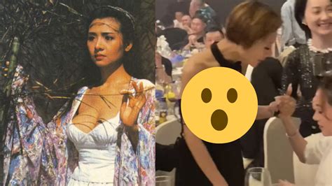 57 year old sex symbol amy yip s thinner looking frame at a recent dinner party has netizens