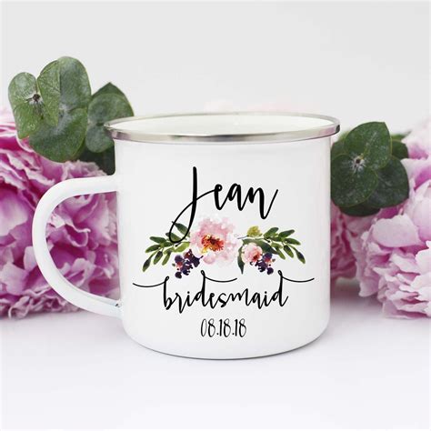 This Custom Mug Is The Perfect Way To Personalize Your Bridesmaid