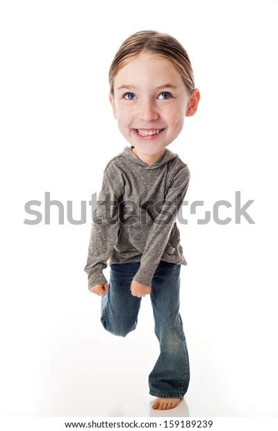 Funny Big Head Child Stock Photo 159189239 Shutterstock