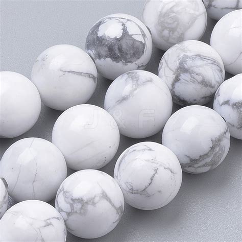 Wholesale Natural Howlite Beads Strands Jewelryandfindings Com