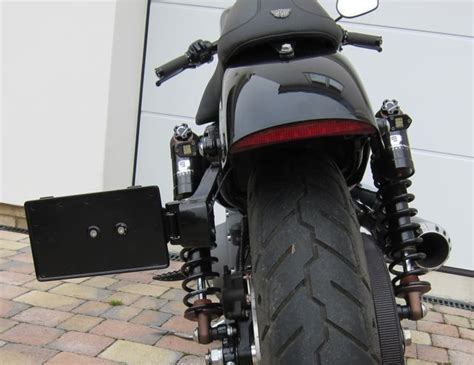 Custom fat bob light with bracket for harley dyna softail taillight. Custom sportster Tail Light pictures - Harley Davidson Forums