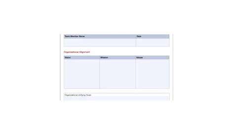 fillable accountability chart template