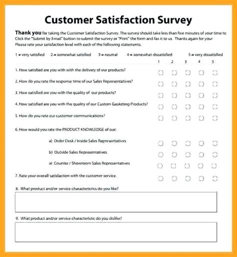 Client Satisfaction Survey Templates Free Customer Feedback Templa