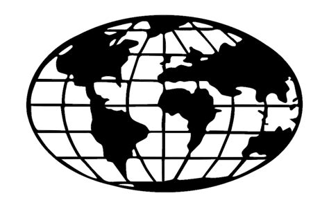 World Map Globe Dxf File Free Download