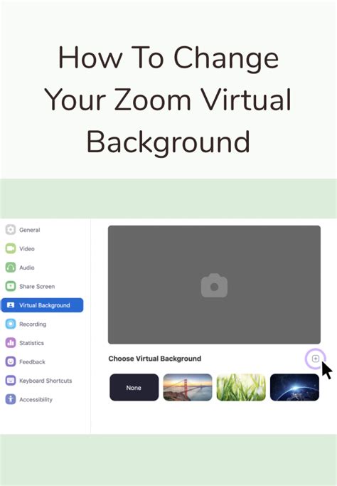 How To Change A Zoom Virtual Background Virtual Background Change