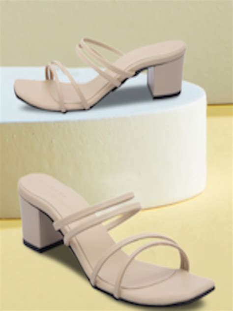Buy Eridani Women Beige Solid Heels Heels For Women 13020612 Myntra