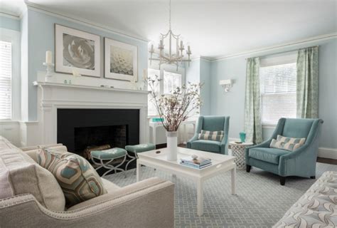 19 Blue Living Room Designs Decorating Ideas Design