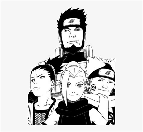 Shikamaru Naruto Team 10 Manga Transparent Png 500x700 Free