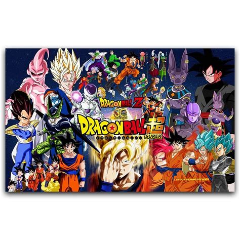 The dragon ball gt series is the shortest of the dragon ball series, consisting of only 64 episodes; Aliexpress.com : Buy Dragon Ball Z Poster Goku Classic ...