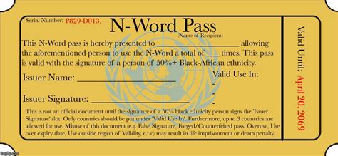 N Word Pass Certificate Maker Socalpassl