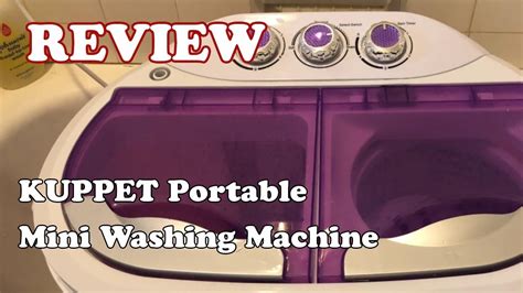 KUPPET Portable Mini Washing Machine Review 2019 YouTube