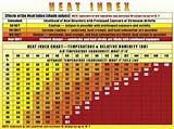 Photos of Army Heat Index Card