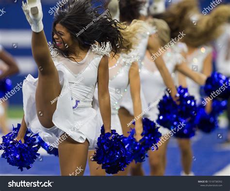 Colts Cheerleaders Indianapolis Colts Host Oakland Stock Photo