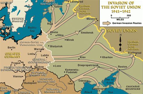 Soviet Union Ww2 Map