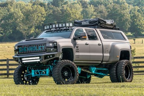 Epic Off Road Tuning And Serious Body Lift For Chevy Silverado Lifted Chevy Trucks Chevy Trucks