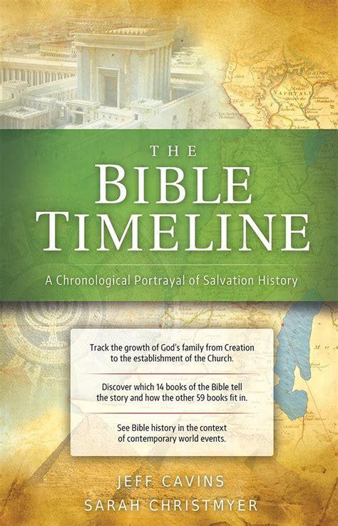 The Bible Timeline Chart Jeff Cavins And Sarah Christmyer Casa