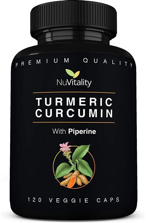 Amazon Com Turmeric Curcumin With Black Pepper Extract Piperine