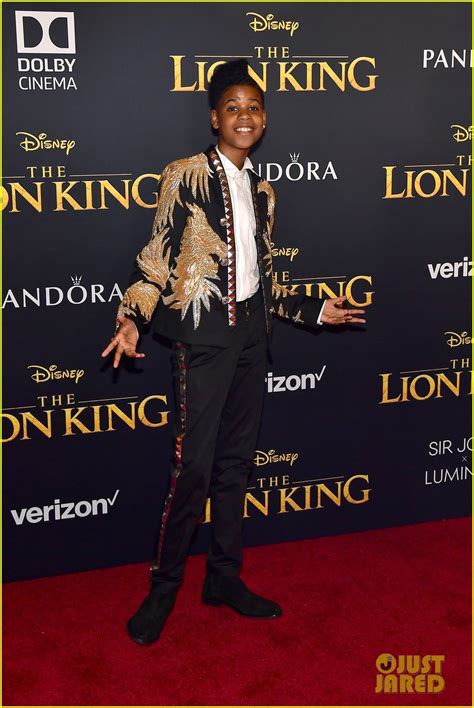 Jd Mccrary And Shahadi Wright Joseph Premiere The Lion King In