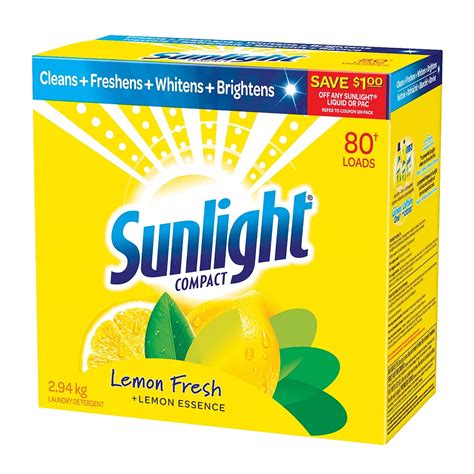 Sunlight Powder Laundry Lemon 80wl The Home Depot Canada