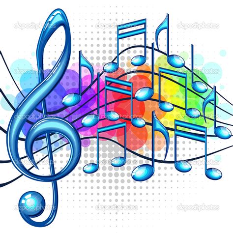 Colorful Music Notes Wallpaper Free Download On Clipartmag